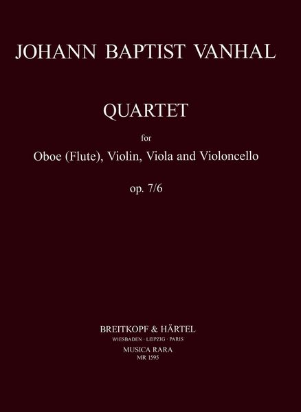 Quartet, Op. 7 No. 6 : For Oboe (Flute), Violin, Viola and Violoncello / edited by Denis M. Mulgan.