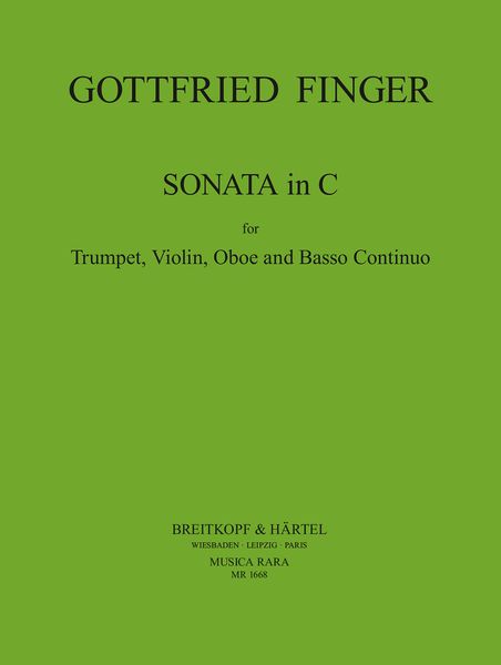 Sonata In C : For Oboe, Violin, Trumpet and Basso Continuo / Ed. by Barry Cooper & Robert L. Minter.