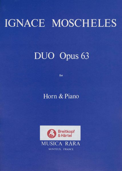 Duo, Op. 63 : For Horn and Piano / edited by Himie Voxman.