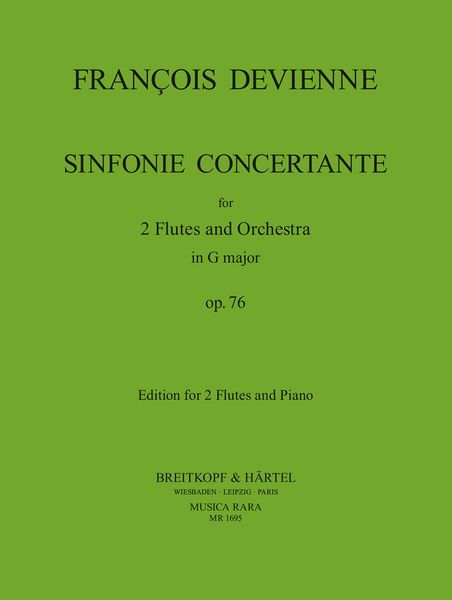 Symphonie Concertante In G-Dur, Op. 76 : For 2 Flutes and Piano.
