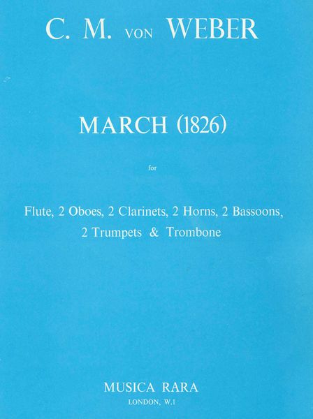 Marcia (1826) : For 12 Winds / edited by Georg Meerwein.