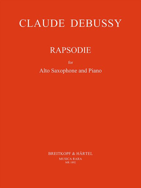 Rapsodie : For Tenor Sax and Piano / edited by Ronald Tyree.