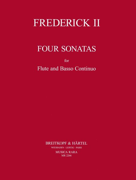 4 Sonatas : For Flute and Basso Continuo / edited by Mary Oleskiewicz.