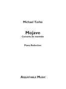 Mojave : Concerto For Marimba (2009) - Piano reduction.