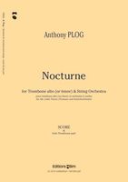 Nocturne : For Trombone and String Orchestra - reduction For Trombone and Piano.