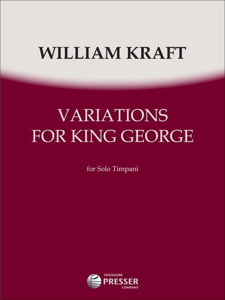 Variations For King George : For Timpani.