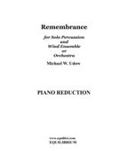 Remembrance : reduction For Solo Percussion and Piano.