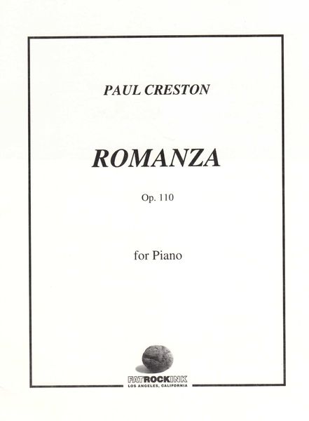 Romanza Op. 110 : For Piano.