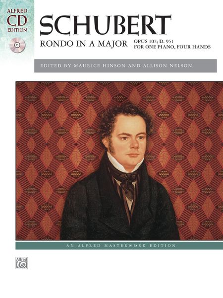 Rondo In A Major, Op. 107, D. 951 : For One Piano, Four Hands / Ed. Maurice Hinson & Allison Nelson.