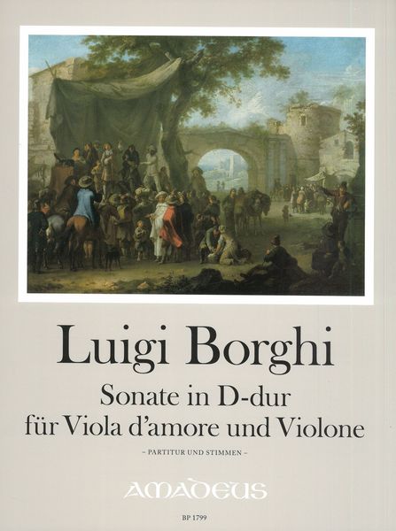 Sonate In D-Dur : Für Viola d'Amore und Violone / edited by Dorothea and Michael Jappe.