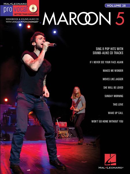 Maroon 5 : Sing 8 Pop Hits With Sound-Alike CD Tracks.