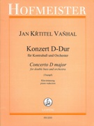 Konzert D-Dur : Für Kontrabass und Orchester / Piano reduction by Klaus Trumpf.