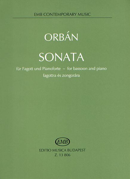 Sonata : For Bassoon and Piano.