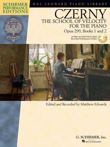 The School Of Velocity For The Piano, Op. 299, Books 1 and 2 / edited and Recorded by Matthew Edwards.