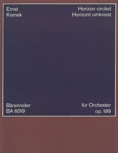 Horizon Circled, Op. 196 : For Orchestra.