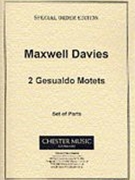 Two Motets : arranged For Brass Quintet by Peter Maxwell Davies.