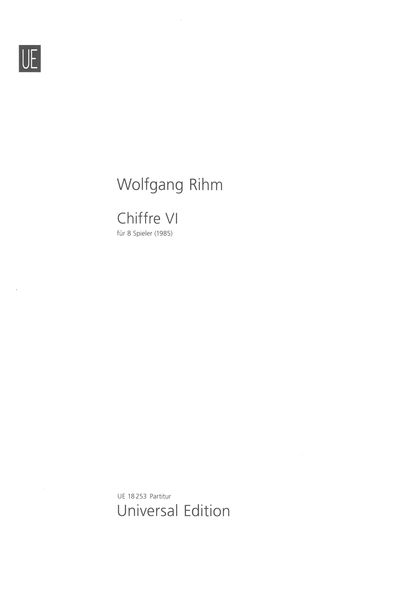 Chiffre VI : Für 8 Spieler (1985).
