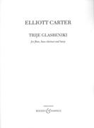 Trije Glasbeniki : For Flute, Bass Clarinet and Harp (2011).
