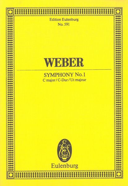 Symphony No. 1, Op. 19 In C Major arr. Fritz Oeser.