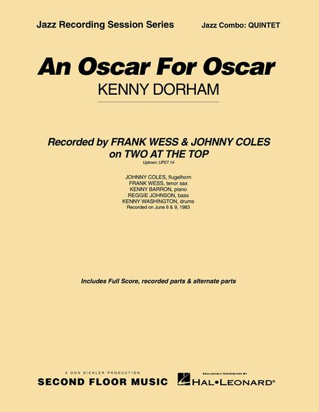 Oscar For Oscar : For Jazz Combo.