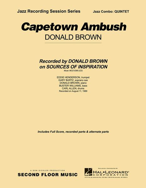 Capetown Ambush : For Jazz Combo.