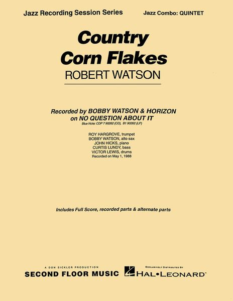 Country Corn Flakes : For Jazz Combo.
