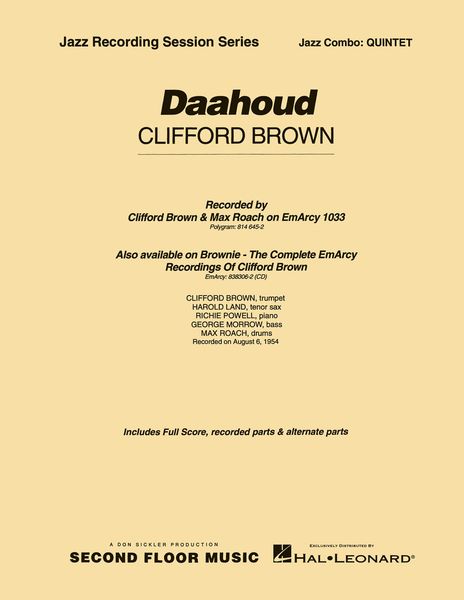 Daahoud : For Jazz Combo.