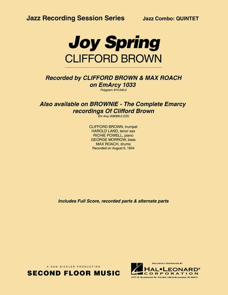 Joy Spring : For Jazz Combo.