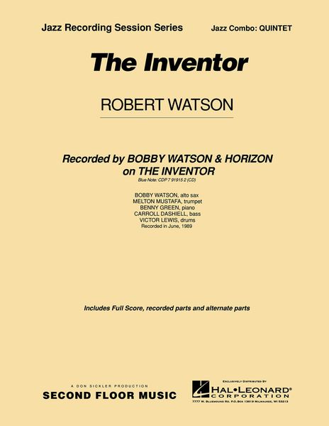 Inventor (For Dad) : For Jazz Combo.