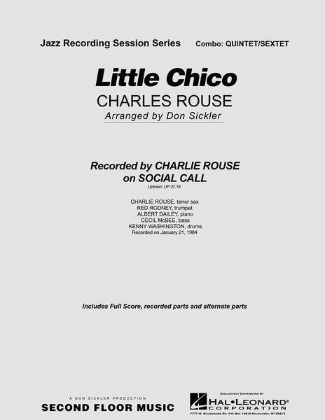 Little Chico : For Jazz Combo.