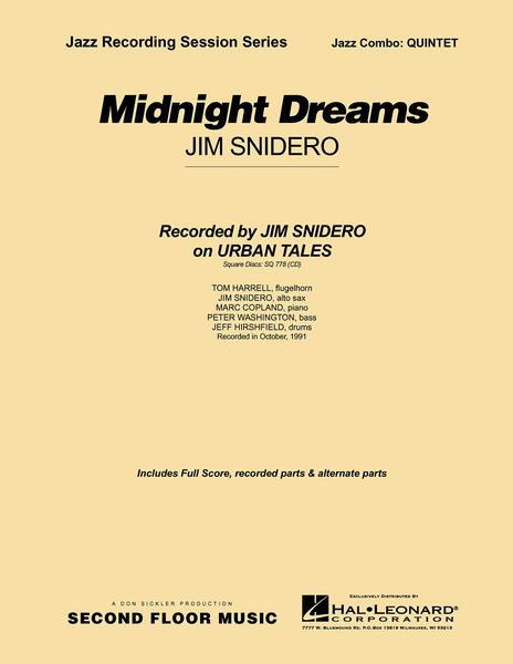 Midnight Dreams : For Jazz Combo.