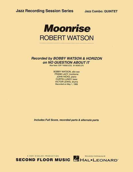 Moonrise : For Jazz Combo.