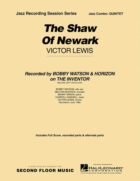 Shaw Of Newark : For Jazz Combo.