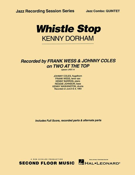 Whistle Stop : For Jazz Combo.