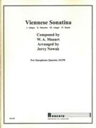 Viennese Sonatina : For Saxophone Quartet, SATB / arranged by Jerry Nowak.