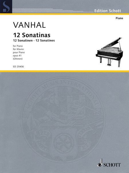 12 Easy and Progressive Sonatinas, Op. 41 : For Piano / edited by Wilhelm Ohmen.