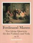 Vier Kleine Quartette, Op. 39 : Für Drei Violinen und Viola / edited by Bernhard Päuler.