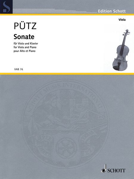 Sonate : Für Viola und Klavier (1981-1984).