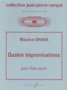 Quatre Improvisations : For Solo Flute.