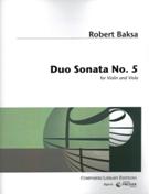 Duo Sonata No. 5 : For Violin and Viola.