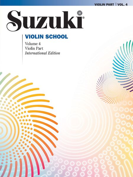 Suzuki Violin School, Vol. 4 : Violin Part (Revised Edition).