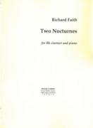 Two Nocturnes : For B Flat Clarinet and Piano.