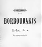 Evlogitária : For One Percussionist (2001/2002).