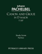 Canon and Gigue In D Major, T 337 : For Three Violins, Basso and Keyboard.