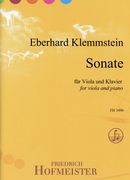 Sonate : Für Viola und Klavier.