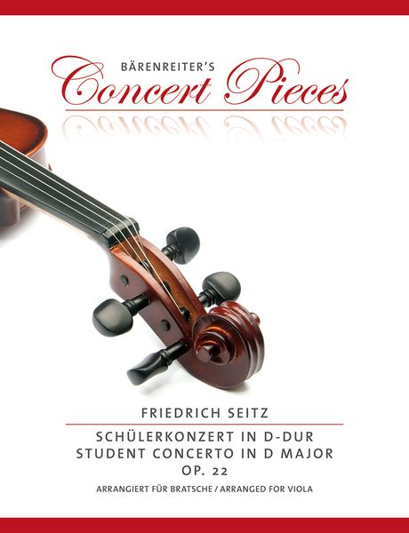 Schülerkonzert = Student Concerto In D Major, Op. 22 : For Viola & Piano / Ed. Chr. Sassmannshaus.