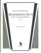 Divertimento No. 4 (1980) : For Flute, Double Bass, and Piano.