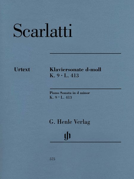 Klaviersonate D-Moll, K. 9, L. 413 / edited by Bengt Johnsson.