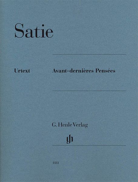 Avant-Dernières Pensées : For Piano / edited by Ulrich Krämer.