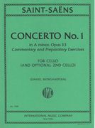 Concerto No. 1 In A Minor : For Cello (and Optional 2nd Cello) - With Commentary & Prep. Exercises.